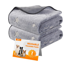 Washable Puppy Pads, 2 Packs Fast Absorption Reusable Puppy Pads, Dog
