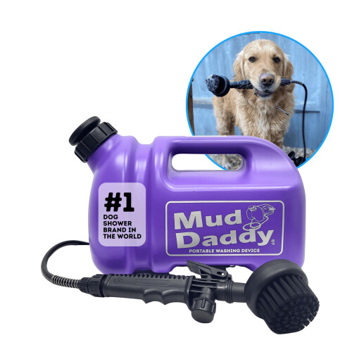 Mud Daddy – Portable Pet Washer, Multipurpose Washing Device, Muddy