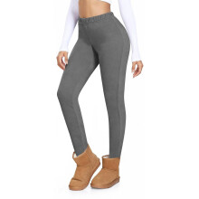 Lmueinov dameslegging van hoogwaardig elastisch thermisch fleece – lichtgewicht, nauwsluitende pasvorm voor hardlopen, wandelen en andere