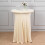 Nappe de table basse beige BalsaCircle, drapés ondulés naturels, nappe en spandex pour réception 1