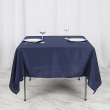 BalsaCircle - Nappe carrée bleu marine 70" x 70" (6 pièces) - Fête nationale américaine (4 juillet)