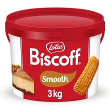 Lotus Biscoff | Crema para Untar | Cremoso | Sabor a Galleta Caramelizada | Vegano | Sin Frutos Secos | Sin Colorantes ni Aromas A?adidos | 3 kg