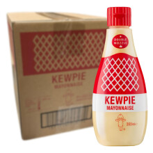 Kewpie Mayonnaise 355ml (Pack of 6) | Authentic Japanese Mayo | Rich, Umami Flavour | No MSG & Gluten-Free