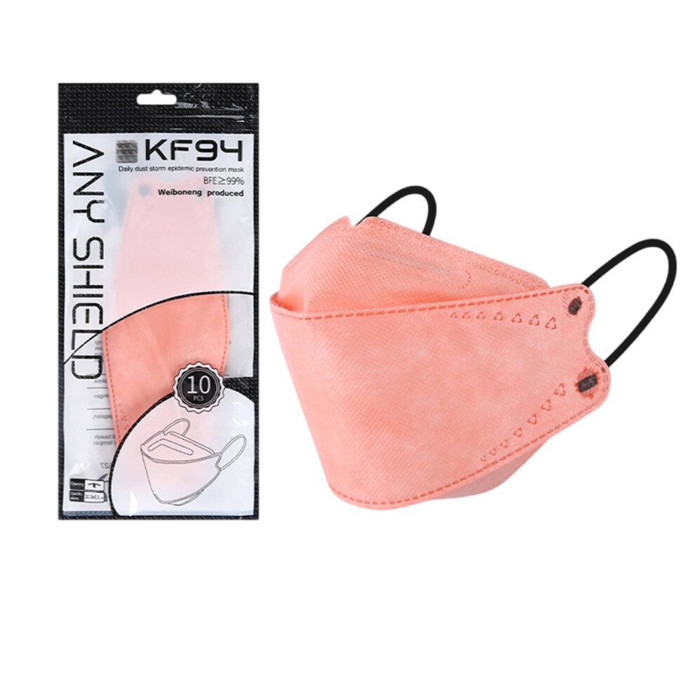 10Pcs Kn95 Face Masks,Fashionable Wear Face Masks,Comfortable Fit Surgical Masks,Pink1 9496895975768