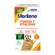 NESTLE Meritene Sabor Caf? Descafeinado 15 sobres x 30 g (Paquete de 4)