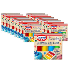 DR. OETKER - Colorantes Alimentarios, para Reposter?a, Color Amarillo, Rojo, Verde y Amarillo, Colorear Cremas, Glaseados, Masas y Fondant, Colores Co