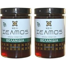 Helmos Bio Miel de Roble Griega 800 g (Paquete de 2)