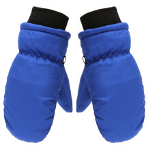 AWZXDE Kids Winter Gloves for Boys & Girls, Windproof Skating & Snowboarding Mittens, Blue, 8-10 Years, Compatible with Cold Weather