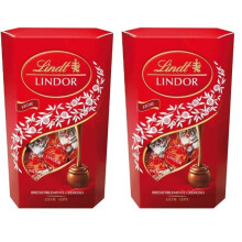 Lindt bombones LINDOR CORNET chocolate con leche, deliciosos bombones Lindt con interior de chocolate cremoso, bombones para regalar, chocolate Lindt,