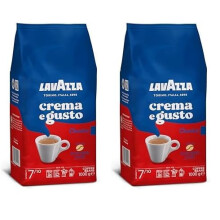 Lavazza, Crema e Gusto Classico, Caf? en Grano Natural, Ideal para la M?quina de Caf? Espresso, con Notas Arom?ticas de Especias, Ar?bica y Robusta, I