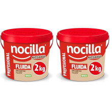 Nocilla, Profesional sabor Avellanas, fromato Fluido, 2kg (Paquete de 2)