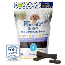 ProDen PlaqueOff 20 Mini Dental Bones for Small Dogs Tartar, Plaque &