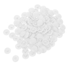 Białe plastikowe zaślepki na śruby 500 szt.