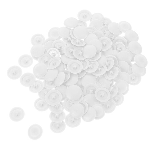 Białe plastikowe zaślepki na śruby 500 szt.