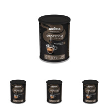 Lavazza, Espresso Italiano Classico, Caf? Molido Natural, Ideal para Cafetera Italiana, de Filtro y Francesa, con Notas de Caramelo y Chocolate, 100%