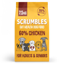 Scrumbles Natural Dry Dog Food, Gluten Free Recipe With Fresh