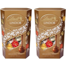 Lindt bombones LINDOR CORNET chocolate negro al 70% de cacao, delicioso bomb?n con interior de chocolate cremoso, chocolate Lindt, 600 g, aproximadame