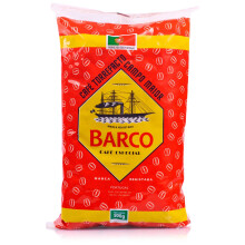 Barco Torrefacto - Caf? en Grano y Mezcla con Az?car Caramelizado - Gran Tueste - Sabor Pronunciado y Arom?tico - 500 g (Paquete de 10)
