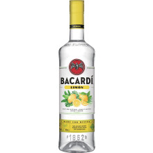 BACARD? Lim?n, ALC. 32%, 70 cl / 700 ml, Ron blanco mezclado con lim?n, lima y pomelo: un refrescante sabor c?trico (Paquete de 6)