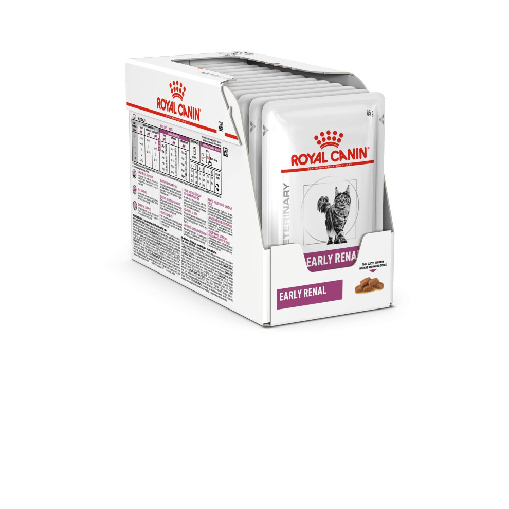 Royal Canin Early Renal Veterinary Health Nutrition Wet Cat Food 48 X