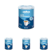 Lavazza, Caff? Decaffeinato, Caf? Molido Natural Descafeinado, para Cafetera Italiana, de Filtro y Francesa, Notas Arom?ticas de Frutos Secos, Ar?bica