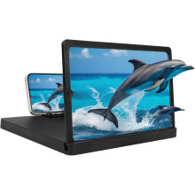 Lente d'ingrandimento per smartphone con ampio schermo, espansore 3D HD, supporto pieghevole per viaggi e anziani – Amplificatore portatile da 10