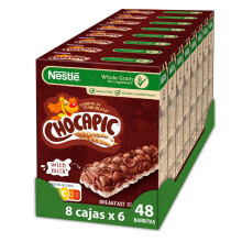 Cereales Nestl? Barritas Nestl? Chocapic - 8 paquetes de 6 barritas, Total: 48 barritas
