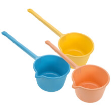 3-teiliges Wasserschöpfer-Set mit Griffen für Bad, Küche und Haushalt