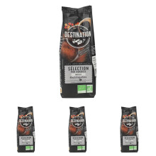 Destination - Caf? Ecol?gico de Especialidad 100% Pur Ar?bica - Molido Org?nico - Tostado Artesanalmente - Intensidad Media - 250 g (Paquete de 4)