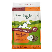 Forthglade Dry Dog Food, Lightly Baked, (6kg), Hypoallergenic and
