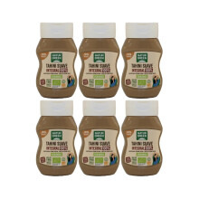 NaturGreen - Tahini Suave Integral Bio, Pack 6 x 270 g, Tap?n Antigoteo, Pur? de S?samo 100% Ecol?gico, Textura Cremosa, Rico en Fibra, Sin Gluten ni