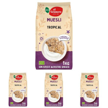 El Granero Integral - Tropi Muesli Extra - 1 kg - Elaborado con Cereales y Frutas Deshidratadas - Gran Fuente de Energ?a - Ideal para el Desayuno - Ap