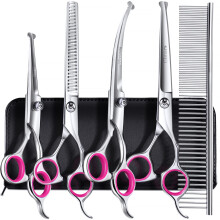 Gimars 4CR Stainless Steel Safety Round Tip 6 in 1 Professional Dog