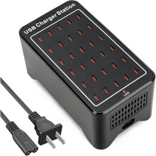 ZLC USB C-laadstation 150W, 30-poorts USB-C-hub – Compatibel met iPhone 16/15/14/13/12/11, iPad, tablets, Samsung Galaxy S23/S22