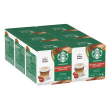 STARBUCKS Hazelnut Macchiato by Nescaf? Dolce Gusto, C?psulas de Caf? de Tueste Intenso 6 x 12 (72 C?psulas)