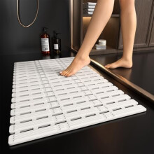 Sklisikker TPE dusjmatte 27 x 16 tommer med sugekopper