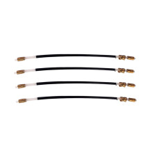 Set mit 4 schwarzen Nylon-Endkappen für Geigensaiten - Professionelles Geigenzubehör-Set B301