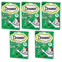 Dreamies Creamy Cat Treats with Catnip 4 x 10g