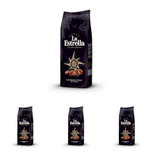 La Estrella Caf? en Grano Premium 500g (Paquete de 4)