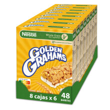 Cereales Nestl? Barritas Nestl? Golden Grahams - 8 paquetes de 6 barritas, Total: 48 barritas