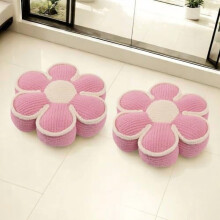 Cuscino decorativo a forma di margherita, morbido cuscino decorativo preppy per divano/letto/sedia, rosa16", Arredamento estetico per camera da letto