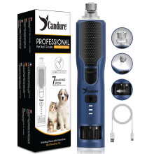 Candure Dog Nail Grinder Upto 7-Speed Dog Nail Trimmer for Large,