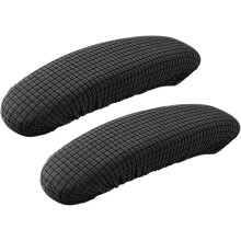 Housses extensibles pour accoudoirs de chaise de bureau – Compatibles avec les chaises de jeu et pivotantes, installation et nettoyage faciles,