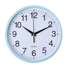 7.78" Quartz Modern Indoor Schoolhouse Clock, Silent Mechanism