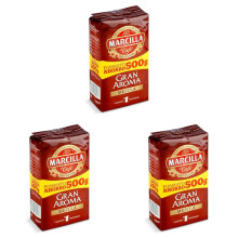 Marcilla Caf? Molido Mezcla 500 g (Paquete de 3)