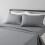 Roze Queen beddengoedset, 4-delig, van microvezel 1