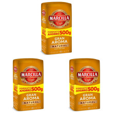 Marcilla Caf? Molido Natural 500 g (Paquete de 3)