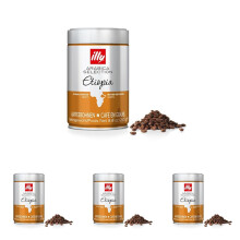 illy, Caf? en Grano Arabica Selection Etiop?a, 100% Ar?bica con Notas de Jazm?n, Azahar y Manzanilla, Sabor Delicado, 1 lata de 250g (Paquete de 4)