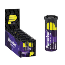 Powerbar - 5 Electrolytes - Black Currant - 12x10Tabs - Comprimidos efervescentes con 5 electrolitos - 10 unidades (paquete de 12)