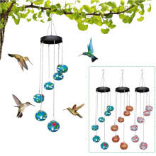 Mangeoires à oiseaux d'extérieur, nouveauté 2024 : carillons éoliens et mangeoires à colibris pour la décoration de jardin, terrasse et patio.